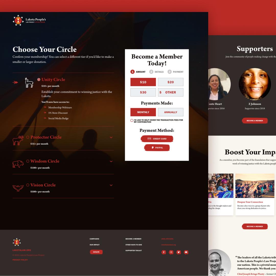 Lakota Peoples Law Project Action Center Membership