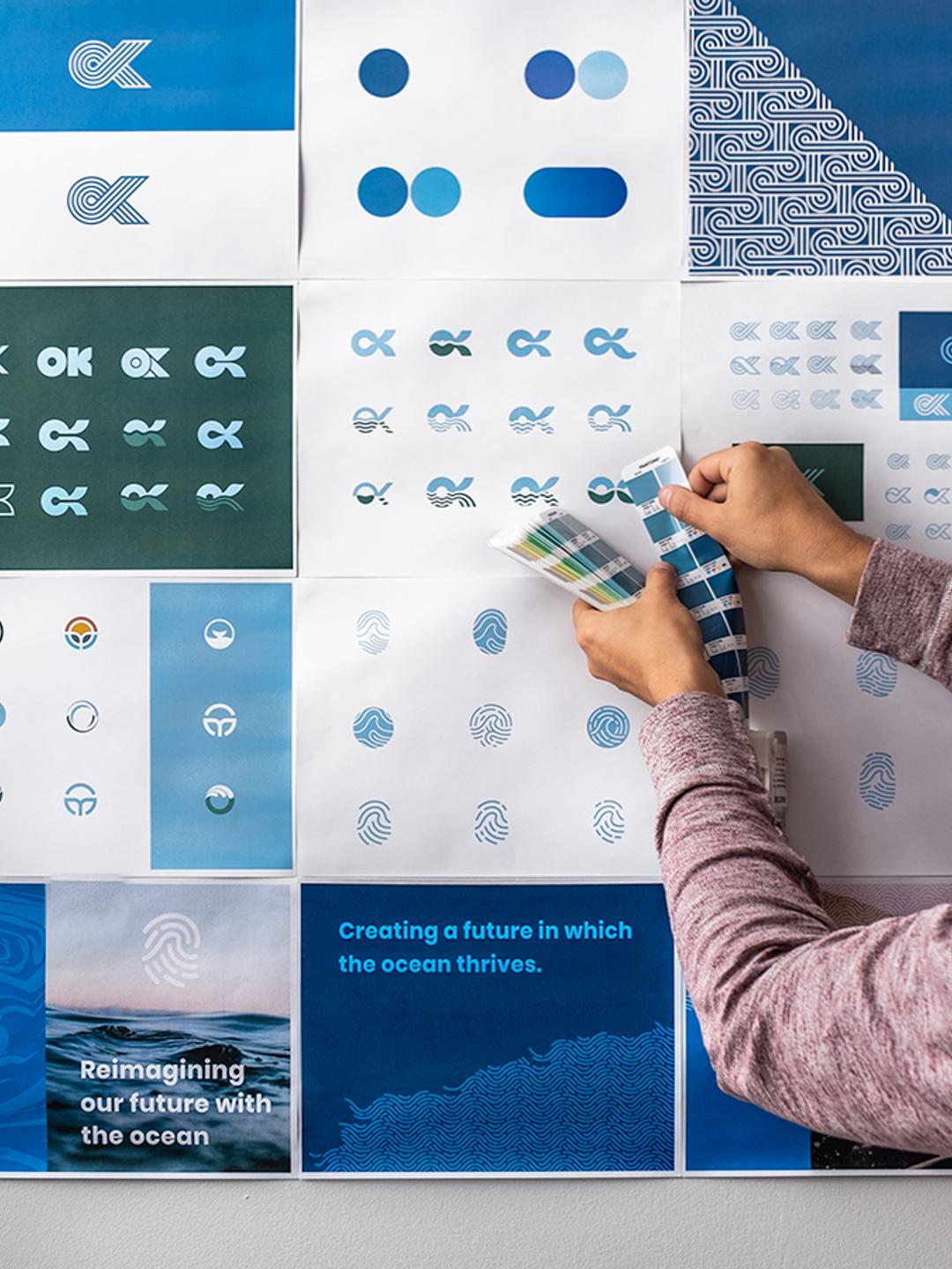 Oceankind Logo Process