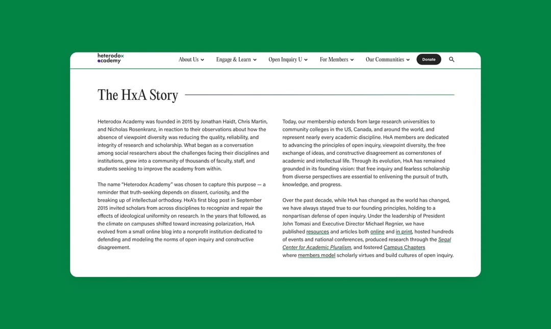 Hx A Story