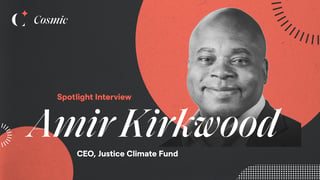 Social Impact Spotlight Amir Kirkwood