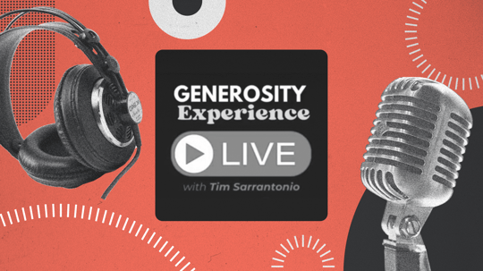 Generosity Experience Live Website