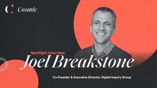 Spotlight Joel Breakstone Article Cover
